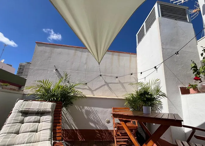 Sunny Cozy & Pretty Penthouse In Sc 公寓 *